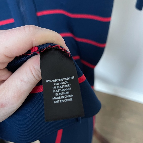 NWOT Pink Tartan Midi Dress - Picture 9 of 10